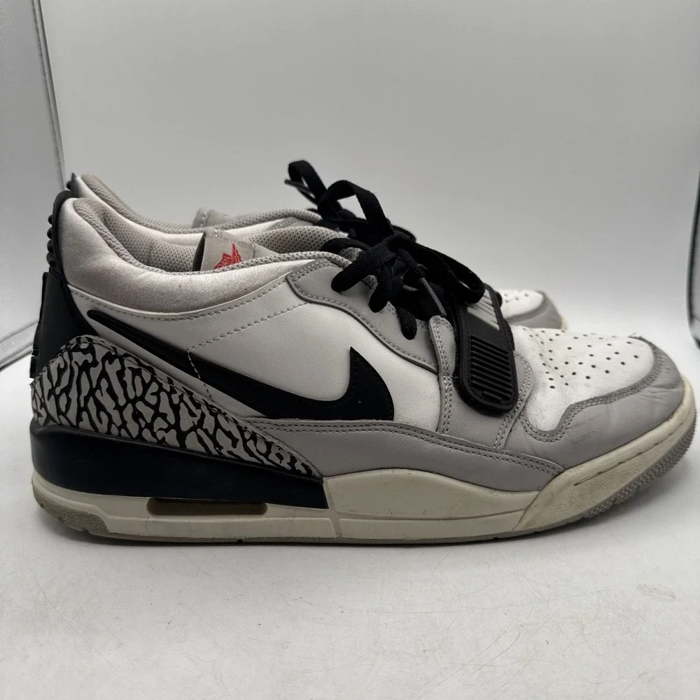Nike Air Jordan Legacy 312 Low White/Gray Men's Shoes,‎ Size 10.5